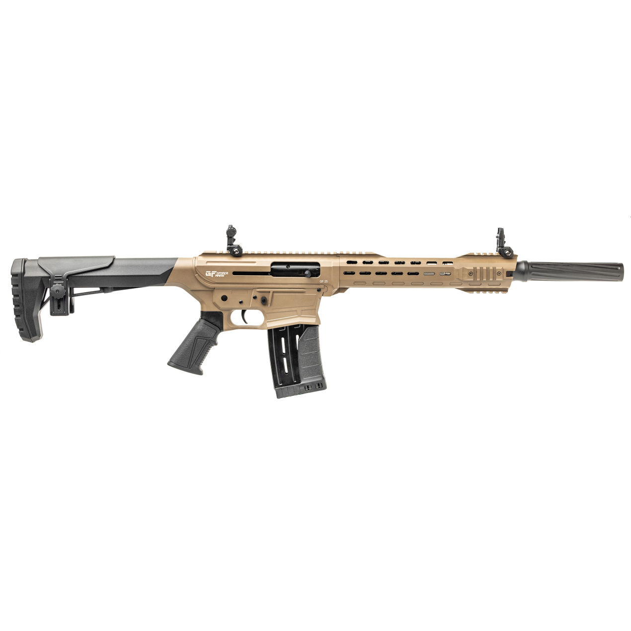 Rifles Long Guns GForce Arms GF25 12GAUGE GFA GF25-MLOK 12/18.5 5RD FDE